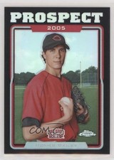 2005 Topps Chrome Update & Highlights Black Refractor 240/250 Homer Bailey v3x