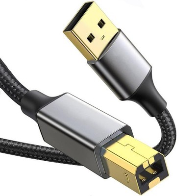 Jahobet USB 2 0 A-zu-B Drucker/Scanner Kabel High-Speed 6 Fuß