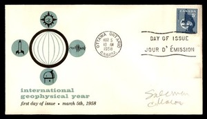 Mayfairstamps Canada FDC 1958 Microscope Earth Geophysical Year First Day Cover