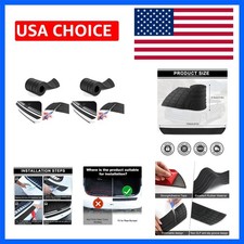 Car Rear Bumper Protector, 42inch x3.4inch Car/SUV Universal Rubber Anti-Scra...