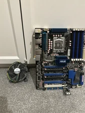 ASUS P6T6 WS Revolution Socket LGA 1366 COMES WITH EXTRAS (cpu Cooler And Adapt)