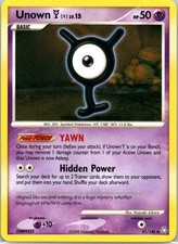 Unown (Y) 81/146 Uncommon Legends Awakened NM on eBay
