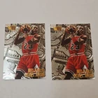 Fleer Metal Michael Jordan Bulls Nuts & Bolts Insert Lot 2 Cards #212 1995-96