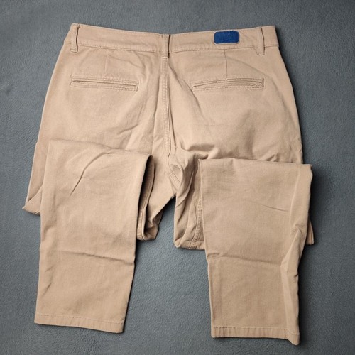 Mugsy Jeans Belmonts Pants Mens 33x28 Khaki Chino Stretch Slim Fit Casual - Picture 6 of 12