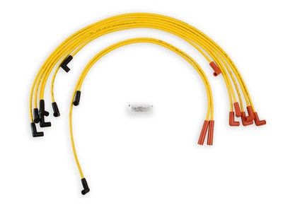 ACCEL 4049 Spark Plug Wire Set - 8mm - Super Stock - Graphite Core - Yellow
