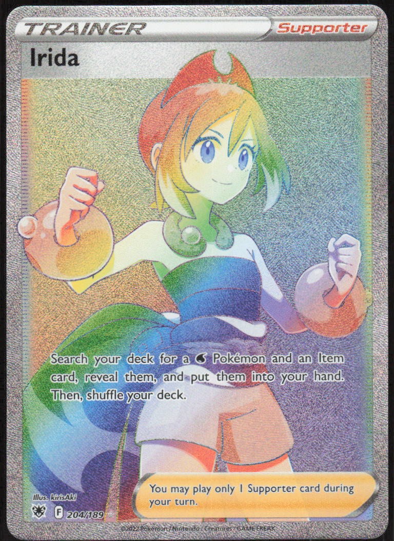 Irida (Secret) 204/189 Astral Radiance Holo Secret Rare NM English