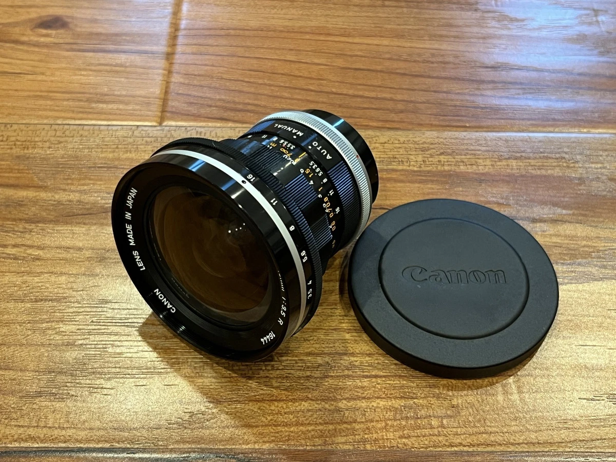 Canon f/3.5 Camera Lenses 19mm Focal for sale | eBay