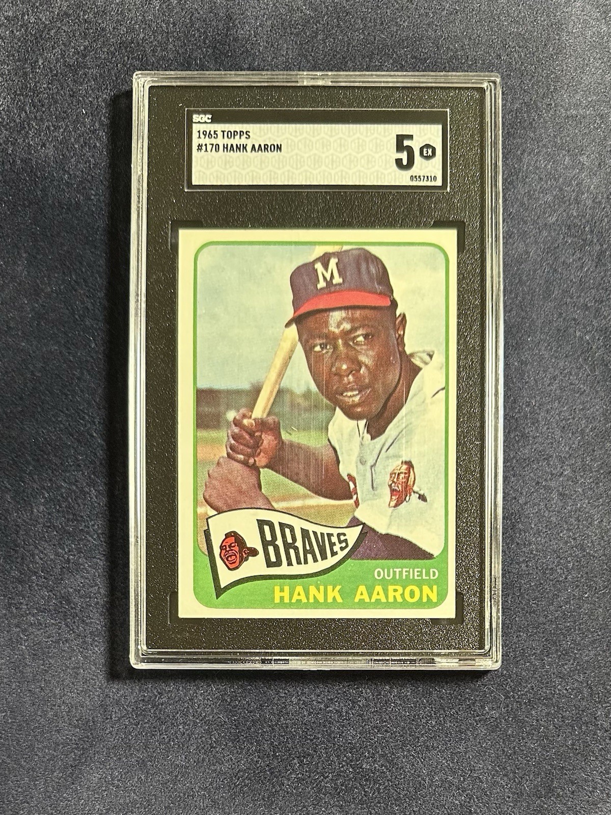 1965 Topps - Hank Aaron #170 SGC 5