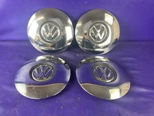 12-19 Vw Volkswagen Beetle 17 Heritage Chrome Center Cap Set Of 4 Genuine Oem