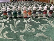 Lot of 10 Stampin Up Classic Ink Refill Bottles USED Some Retired