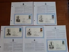 US Stamp FDC Scott #3787-91 - Southeastern Lighthouses -Complete Cachet Set of 5