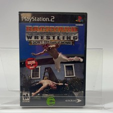 Backyard Wrestling [Bonus DVD Bundle] (Sony PlayStation 2 PS2, 2003)