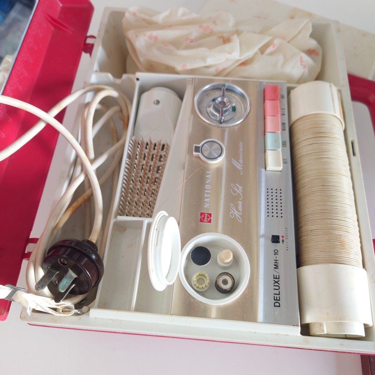 Vintage National MH-10 Hair Dryer & Manicure Set – Works, Japan