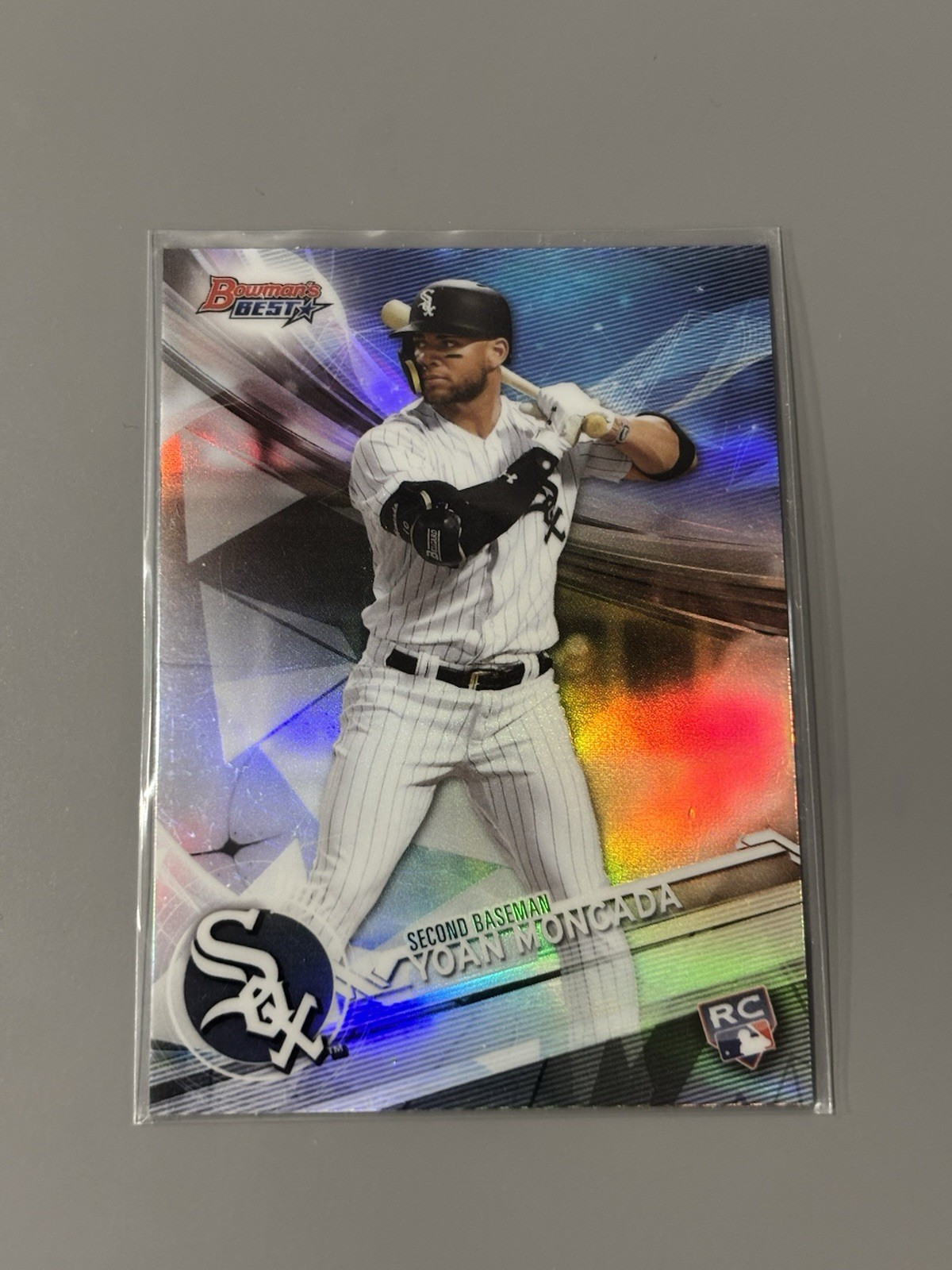 YOAN MONCADA 2017 Bowman's Best Baseball REFRACTOR Rookie RC #21