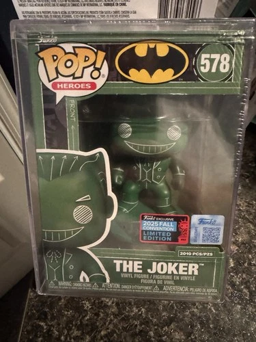 Funko Pop DC The Joker #578 2025 NYCC Exclusive Green Blueprint Deco LE 2010 PCs