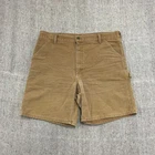 Vintage Carhartt Shorts Mens 36 Browns 1990s Duck Canvas USA