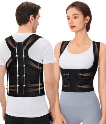 Back Brace Posture Corrector for Women and Men, Breathable Shoulder Brace, Up...