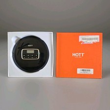 HOTT CD511 Black Portable CD Player, Personal Compact CD Player with LCD Display