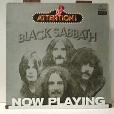 Black Sabbath Attention! 12" Vinyl LP Fontana 6438 057 Germany 1972