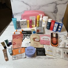35 High End Mixed Lot Deluxe Travel Size Cosmetic Skincare Makeup Hair Samples