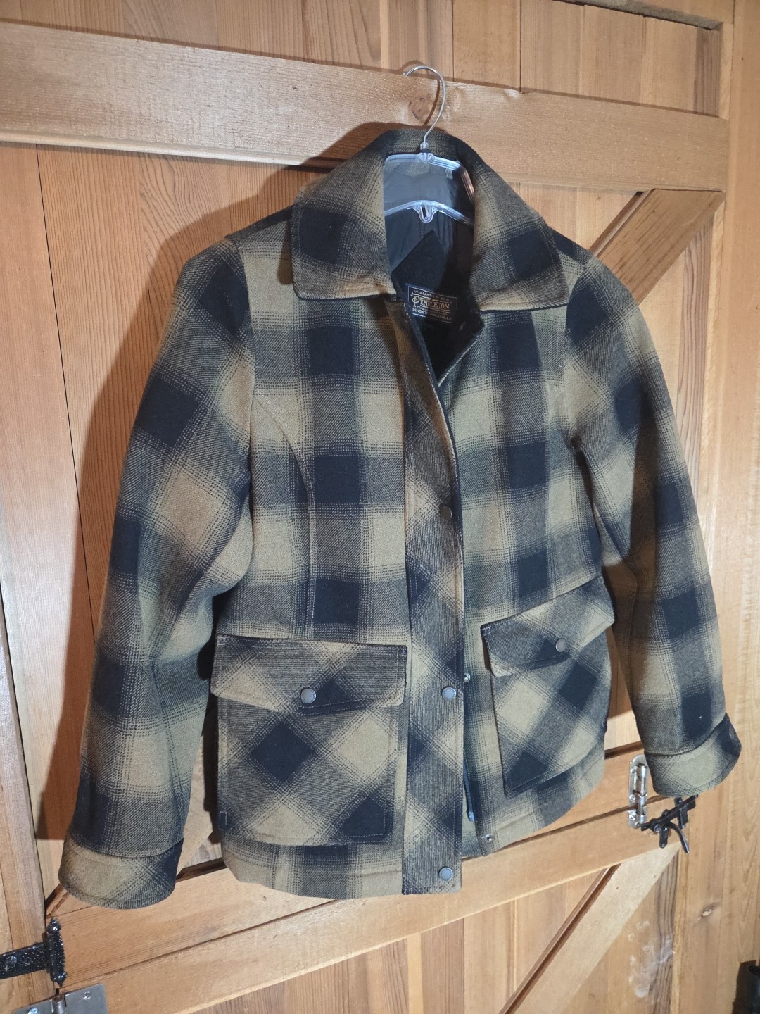 Pendleton Jacket Camel/Black Susterra WL NWT - image 1