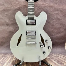 DG-335 electric guitar Silver particles Semi Hollow HH pickups maple body