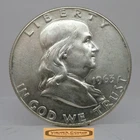 1963-D Franklin Half Dollar, 90% Silver - #C59760NQ