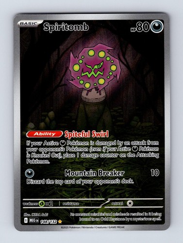 Spiritomb Mega Evolution 148/132 Holo Pokemon Near Mint