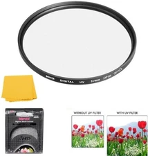 Bower 55mm UV Lens Filter for Sony Cyber-shot DSC-H400 DSC-HX400 DSC-HX300