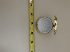 rose Small Three Section Round Pocket Purse Travel Pill Medicine Case ox119