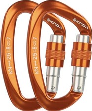 XINDA Screwgate Locking Carabiner Clip - Professional Rock Climbing