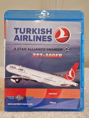 Just Planes, Turkish Cockpit Blu-Ray DVD, Boeing 777 Istanbul Tokyo (selten) 