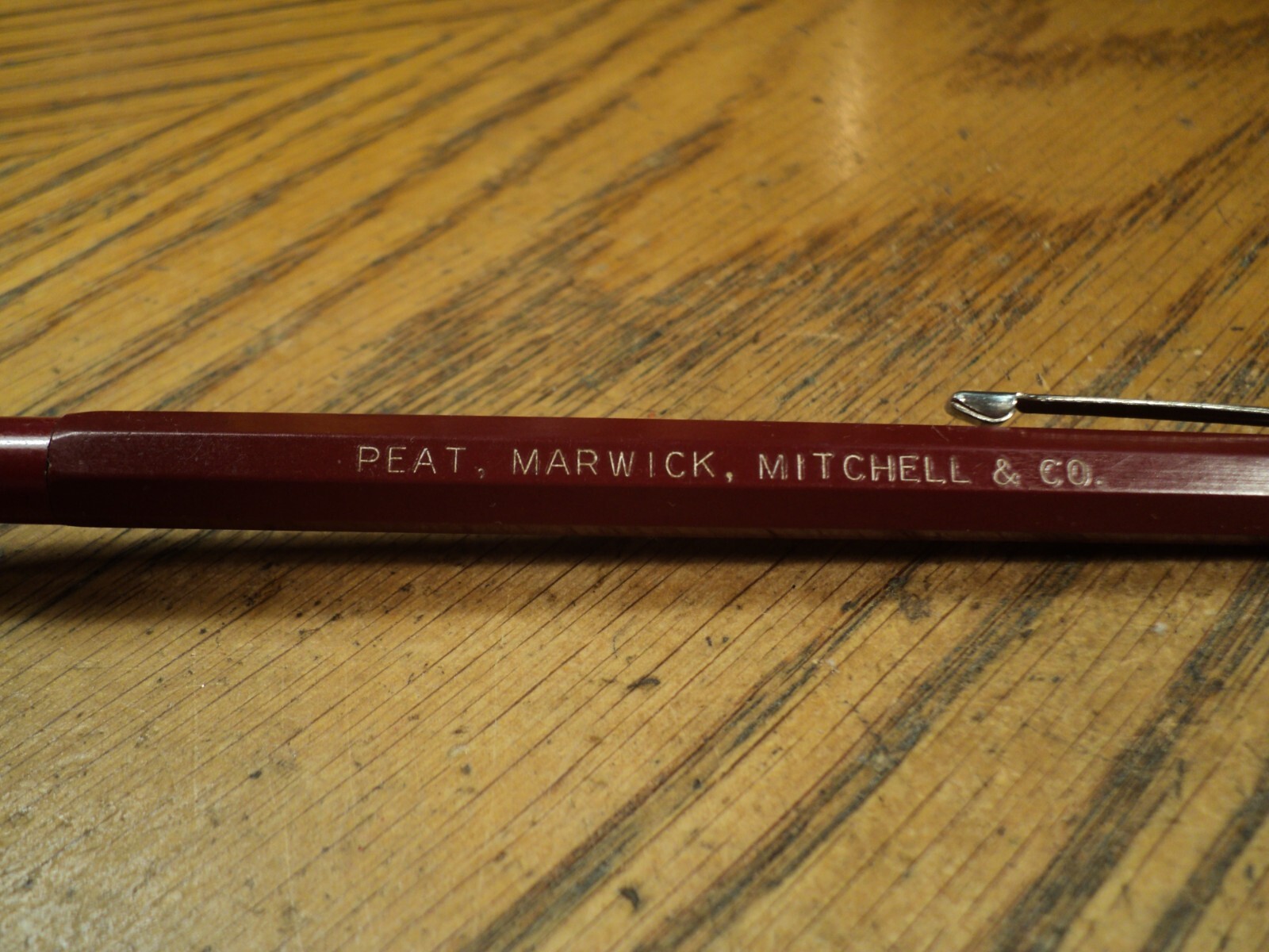 Vintage Autopoint Mechanical Pencil Advertising The Peat Marwick