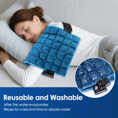 Hot Cold Large Wrap Ice Pack and Wrap for Neck Cervical & Shoulder Pain Relief