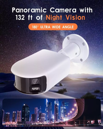 Hikvision 4K 8MP Panorama 180° DS-2CD2T87G2P-LSU/SL-4mm ColorVu IP Audio Kamera - Bild 8 von 16