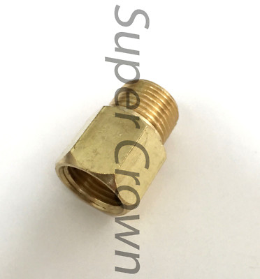 M16*1.5xPT3/8(Female x Male)Brass Thread Reducer Straight Connectors Fitting Ф10