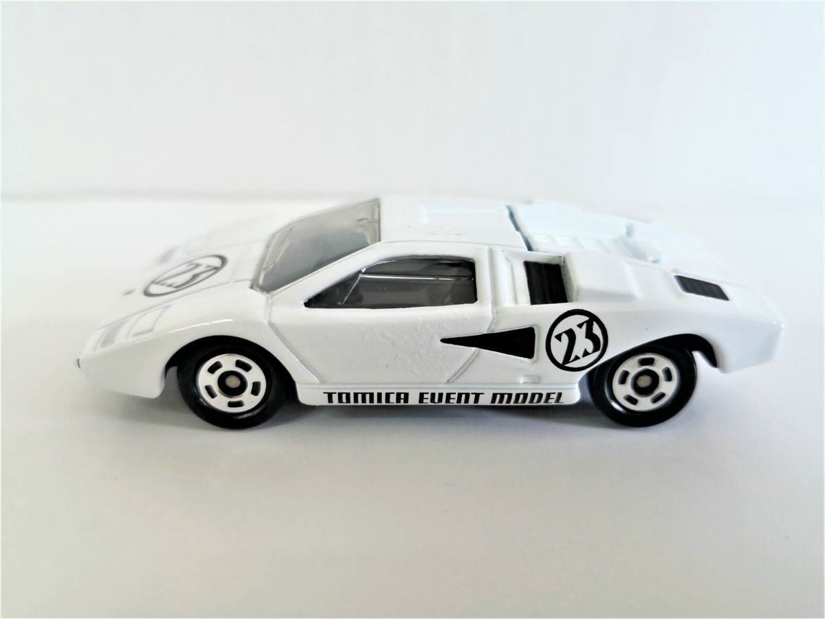 Tomy Tomica EVENT MODEL No.23 LAMBORGHINI COUNTACH LP400 WHITE | eBay