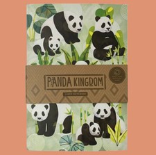 Panda Kingdom Recycled Paper Lined Notebook
