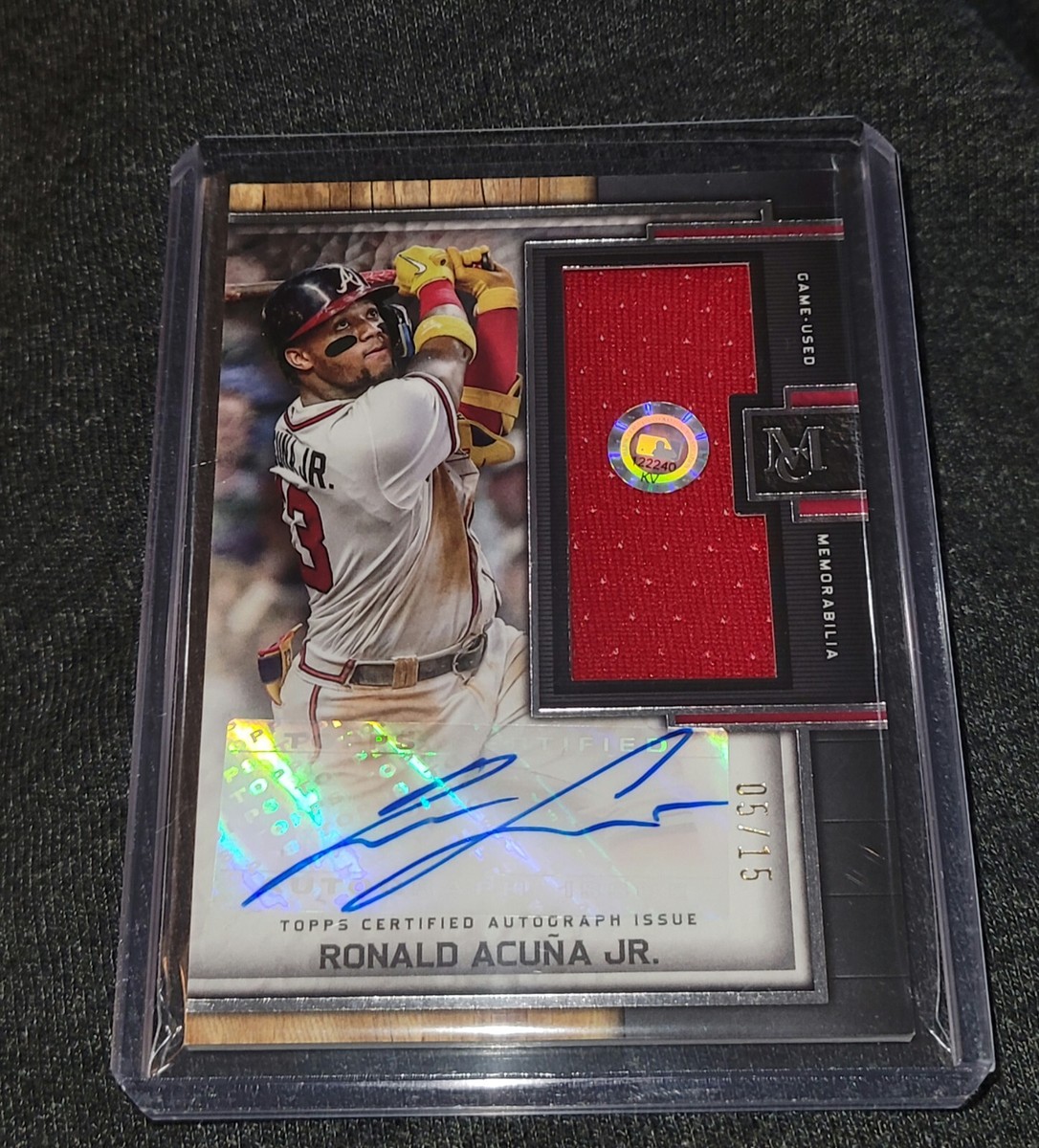 その他 TOPPS MUSEUM COLLECTION Acuna Jr. auto TOPPS MUSEUM COLLECTION Acuna Jr. auto