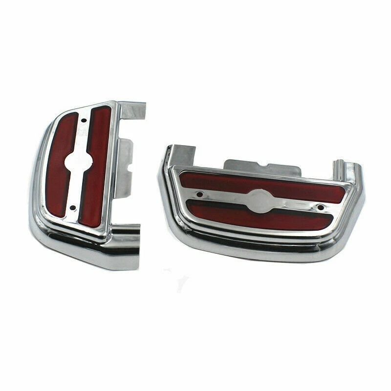 2x Cubierta de estribo de pasajero para motocicleta Harley Electra Glide FLHR Foto 2 de 4