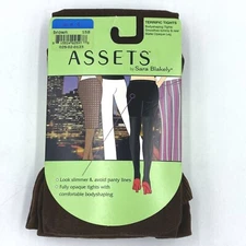 Assets Sara Blakely Terrific Tights Brown 158 size 4 Opaque Bodyshaping AC