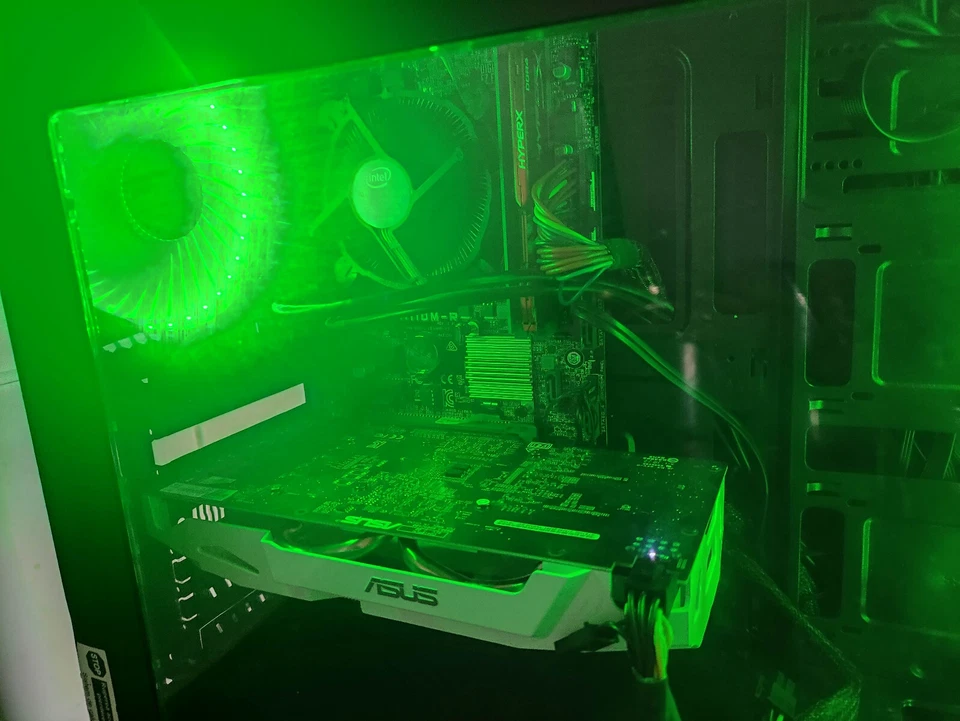 Gaming PC GTX 1060 6GB  i5-7400 16GB RAM 1 TB HDD Keyboard and Mouse #4 - Image 3 of 4