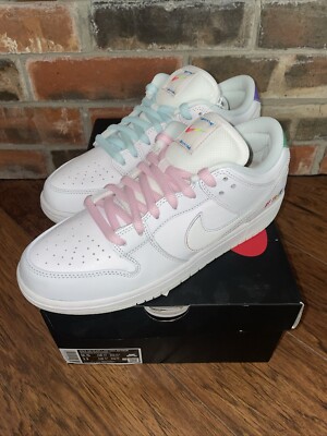 Nike SB Dunk Low Pro Be True White Sneaker DR4876 100 Size 9.5 BRAND NEW