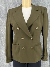 Jones New York Long Sleeve Double Breasted Women's Formal Blazer Jacket Size 6