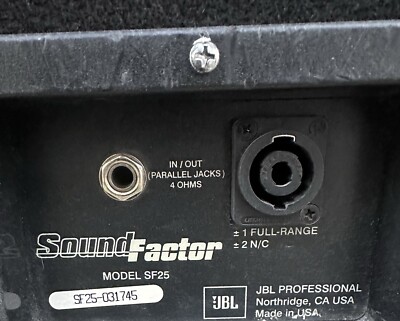 JBL SF25　サウンドファクター　スピーカー　ペア　セット　フルレンジ Vintage JBL Sound Factor 2-Way Floor Speakers SF25 | eBay