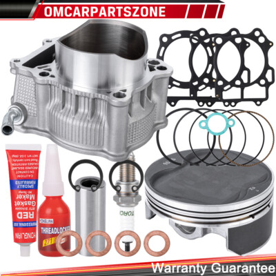 For 04-08 Arctic cat 400 4x4 DVX Cylinder Jug Piston Top End Gasket Rebuild Kit