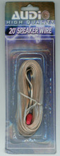 1 Package of Speaker Wire 20 feet ea quality 24 gauge Factory Sealed B4-A4