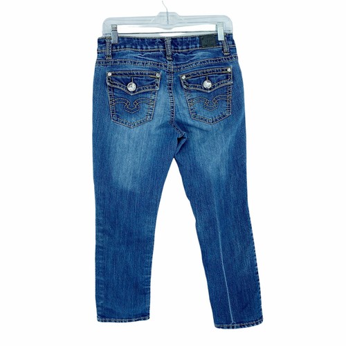 Stretch Denim Cropped Low-rise 