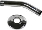 PLUMB PAK PP22510 1/2-in IPS X 6 In L Chrome Plated Brass Shower Arm w/ Flange