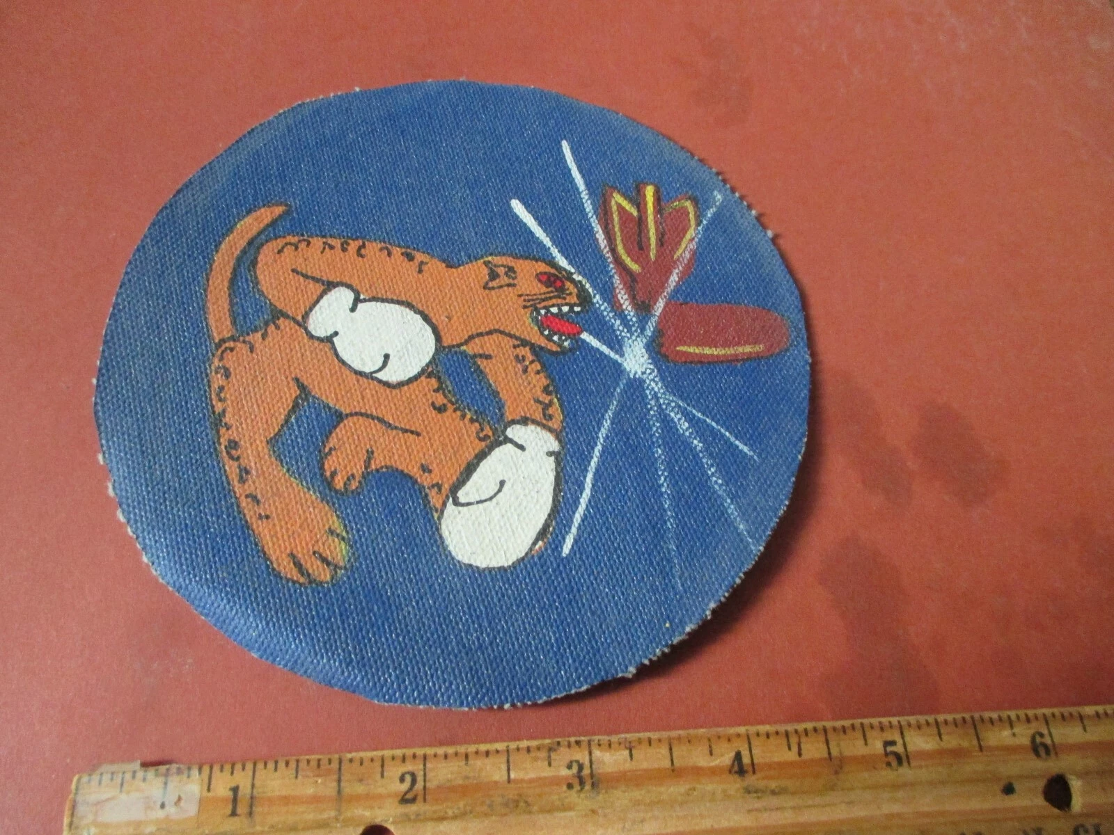 WWII USAAF BOXING TIGER 54 TH FIGHTER SQDN 55 FG FLIGHT JACKET PATCH